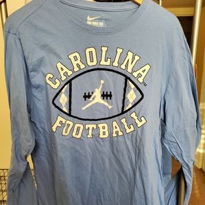 North carolina tarheels football longsleeve shirt